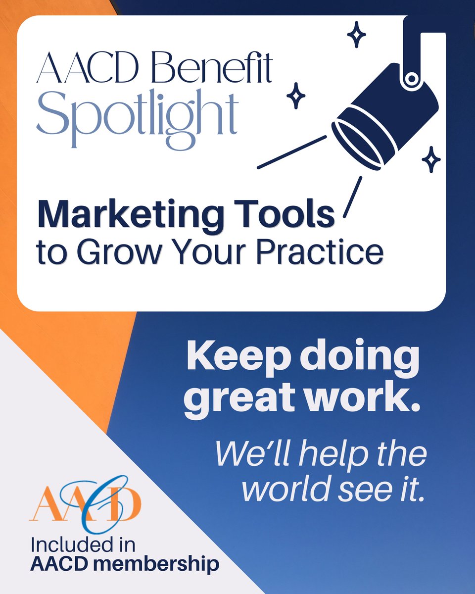 The AACD tweet media