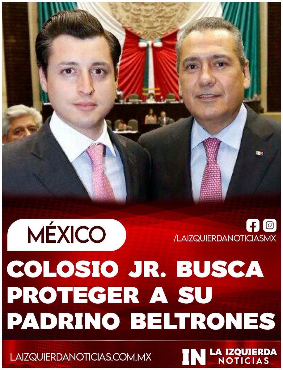 ¡SALIÓ EL PEINE! Trasciende que Colosio Jr quiere darle carpetazo al asesinato de su padre, para dejar en paz a Manlio Fabio Beltrones su ‘padrino’ en Sonora, quien fue acusado por Alito Moreno de tener responsabilidad en el asesinato del excandidato presidencial. Se dice que
