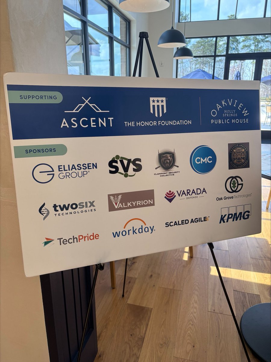 VaradaDefense's tweet photo. Great connecting with the #SOFcommunity, transitioning service members, and industry partners at the Networking &amp; #Veteran Transition Support Happy Hour in NC.

Proud to sponsor events like this alongside @HonorFound and ASCENT Transition. 

This is what community looks like. https://t.co/dQdTX6Z9HS