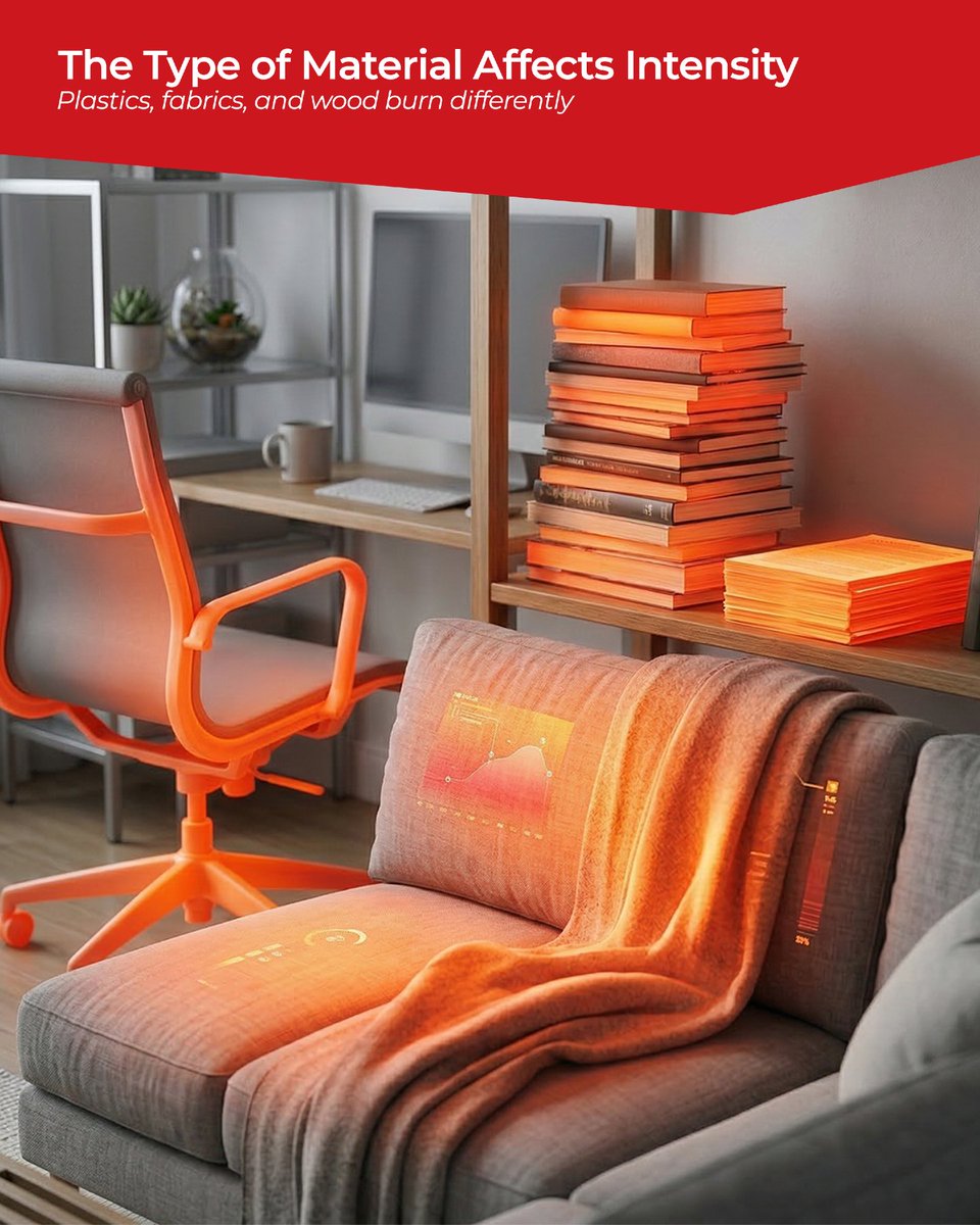 aldohaforfire's tweet photo. Fire Load: it’s not just what’s in a room — it’s how much of it is there and how easy it burns. Higher concentrations of combustible materials allow fires to grow faster and generate more heat.
📞 +974 7042 8384
📩 awadalla@aldohafire.com
🌐https://t.co/r7USrY0TU1 https://t.co/MWdHmlkRfz