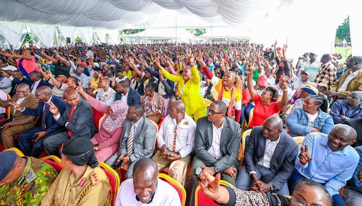 Engaged farmers and stakeholders at the Kirinyaga Coffee Stakeholders Meeting, where we hosted Cooperatives CS <a href="/DrOparanya/">Hon Wycliffe A. Oparanya, EGH</a>, to strengthen our coffee value chain that supports over 120,000 farmers and earns 𝗞𝘀𝗵. 𝟳.𝟰𝗕 annually, with our coffee continuing to fetch top global