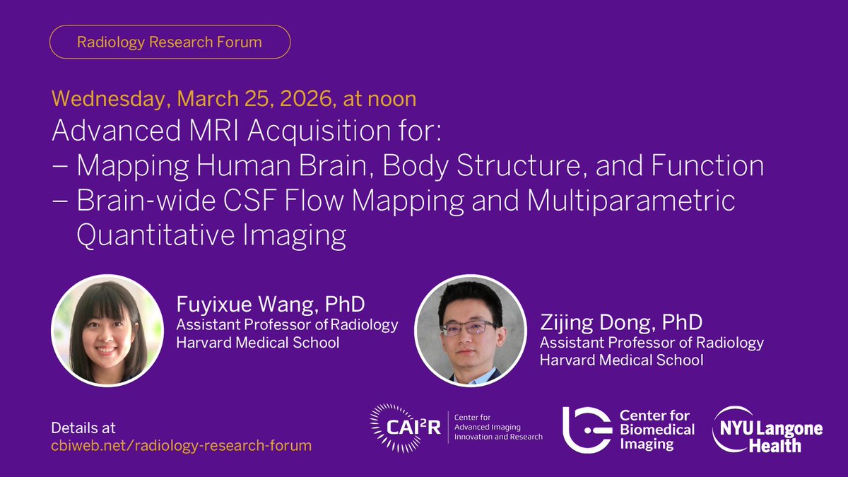 Center for Advanced Imaging Innovation & Research tweet media