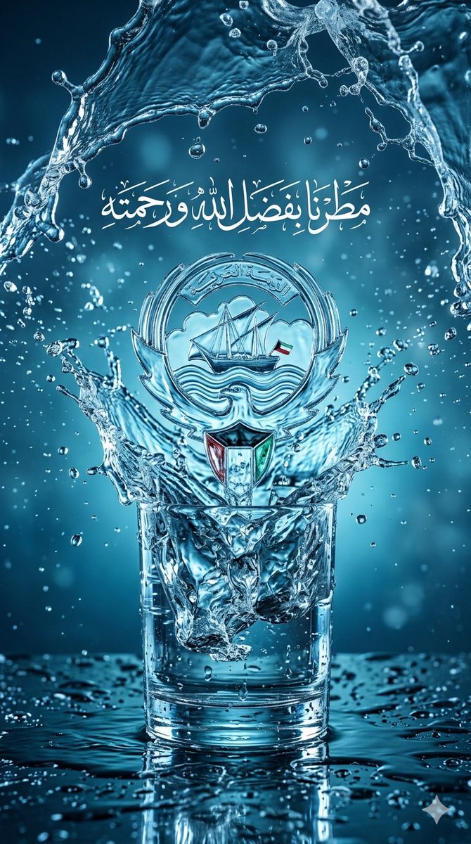 SULTAN__22__'s tweet photo. برومبت الانفجار المائي
👇🏼🔴👇🏼🔴👇🏼🔴👇🏼🔴👇🏼

"}
A hyper-realistic, ultra-detailed 9:16 vertical photograph of a transparent glass of water (no handle) placed on a wet reflective surface. The scene is lit with cool cinematic blue lighting and a soft gradient aqua background.

From inside the glass, a powerful, high-speed water explosion erupts upward, forming a dynamic splash with thousands of sharp, crystal-clear droplets frozen in motion.

Emerging dramatically from the explosion is a sculpted 

(اكتب الشكل هنا بالعربي), 

entirely made of pure, transparent water, with highly detailed fluid structure, refractions, and light bending through it. The form is seamlessly integrated into the splash, appearing as if born from the water itself.

The splash expands outward beyond the frame edges, with micro droplets floating in the air, some flying toward the viewer. The surface beneath reflects the glass and splash with realistic distortion.

Ultra sharp focus, macro photography, high shutter speed, extreme detail, cinematic lighting, volumetric mist, water particles, 8K, studio qualit

 #DigitalArt  #WaterArt     #VFX #8K #4K

#عاجل #اخبار #اخبار_العالم #سياسة #سياسي #تحليل #حدث #ترند #الان #متداول
#العالم #الشرق_الاوسط #الخليج #دول_الخليج #السعودية #الكويت #الامارات #قطر #البحرين #عمان
#ايران #العراق #سوريا #فلسطين #اسرائيل #امريكا #روسيا #الصين #اوروبا
#الجزيرة #العربية #العربية_عاجل #سكاي_نيوز #BBC #CNN #France24
#اقتصاد #استثمار #طاقة #نفط #اسواق #تحليل_سياسي #امن #استقرار #توتر