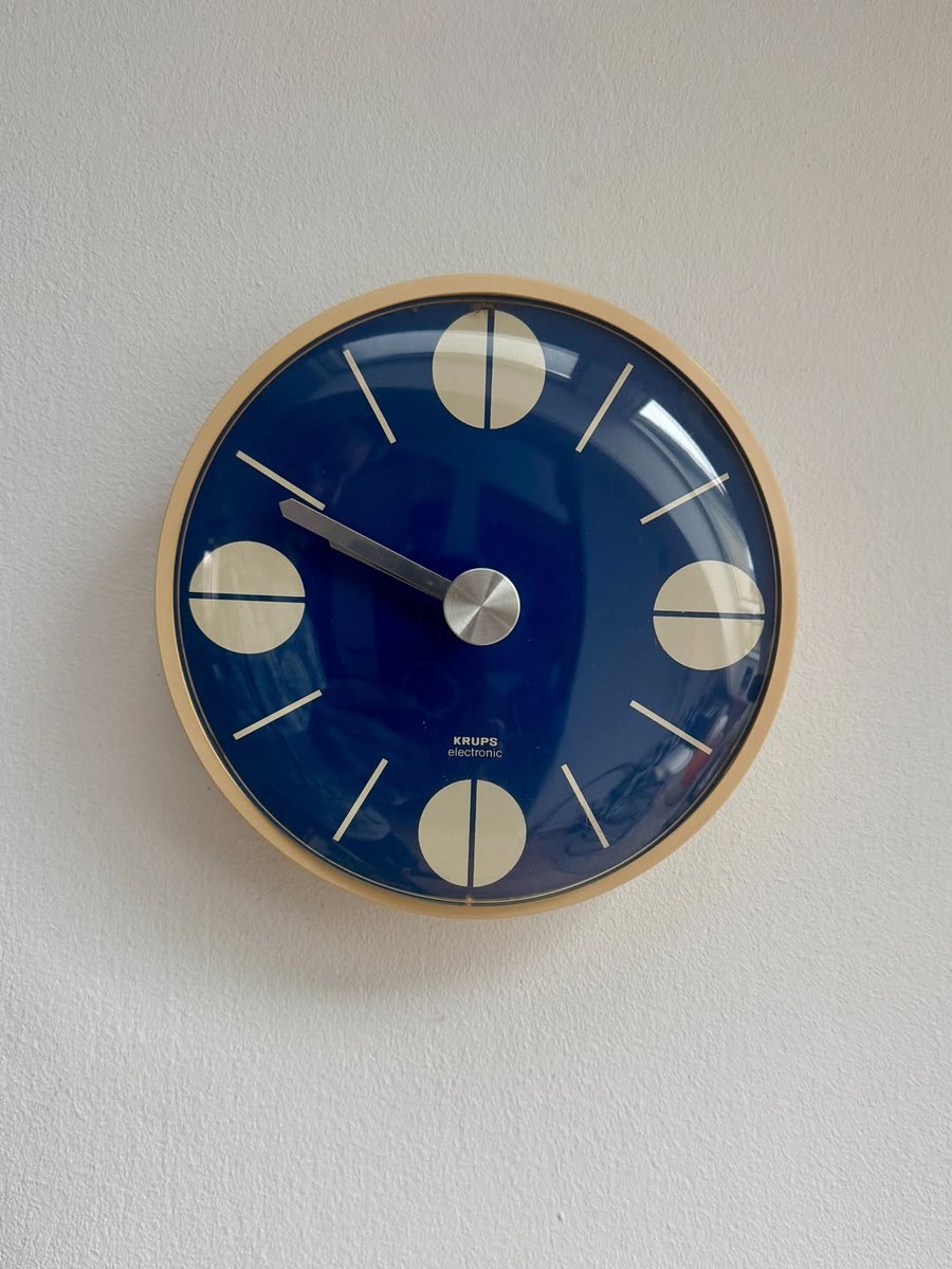 Krups Electronic Space Age Wall Clock, Germany, 1970s
Yay or Nay?