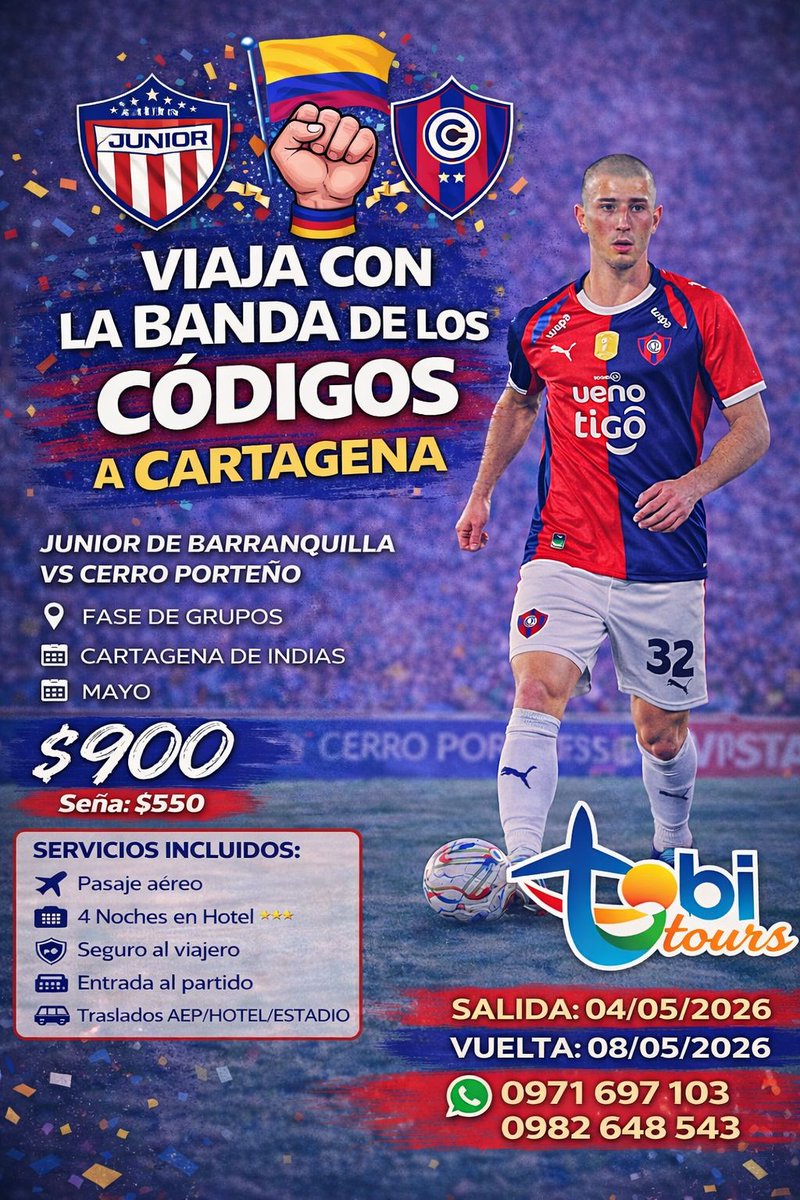 JoseRojasJB's tweet image. Acompaña al CICLÓN para el juego ante #Junior por Copa Libertadores 💪🔵🔴