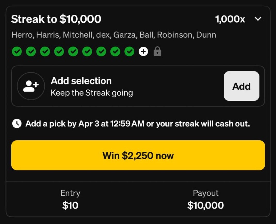 stakekingbets's tweet photo. 12 NBA GAMES TODAY FOR MORE STREAK PLAYS!! 💰🔥🫡

ABSOLUTE MASSIVE SLATE 😤💥
 HUNTING 1–2 MORE STREAK PLAYS TODAY… LFGGG!! 🔥💰📈

https://t.co/bpuxRf6AII https://t.co/fTh9YxTYbC