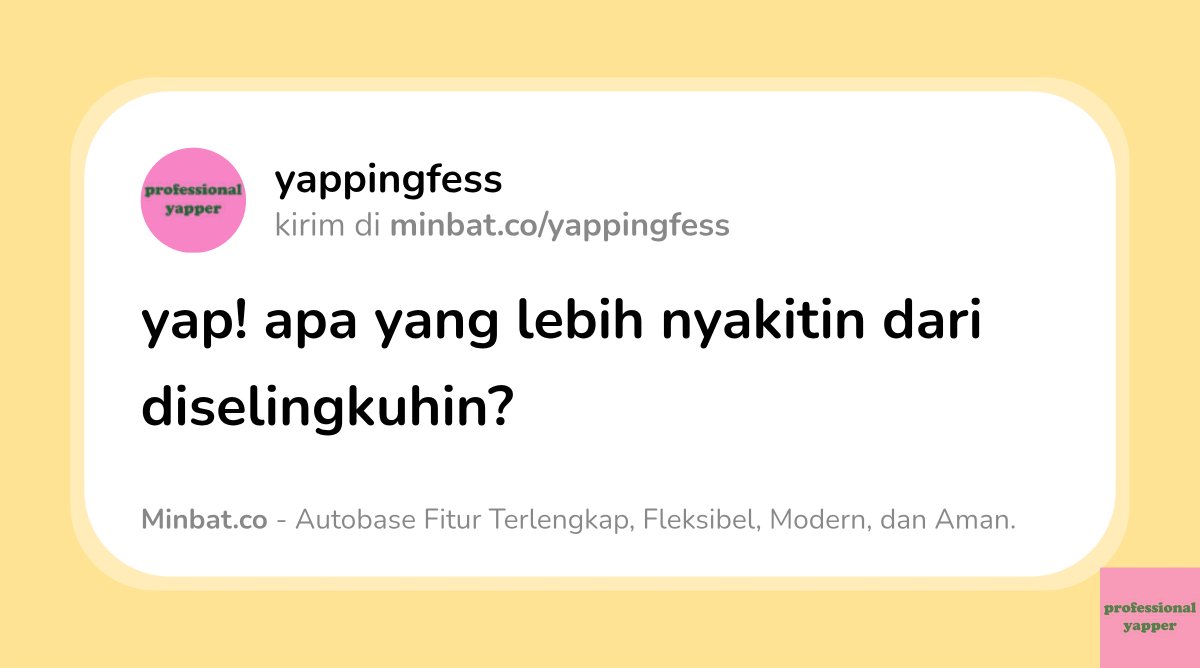 YAPPINGFESS tweet media