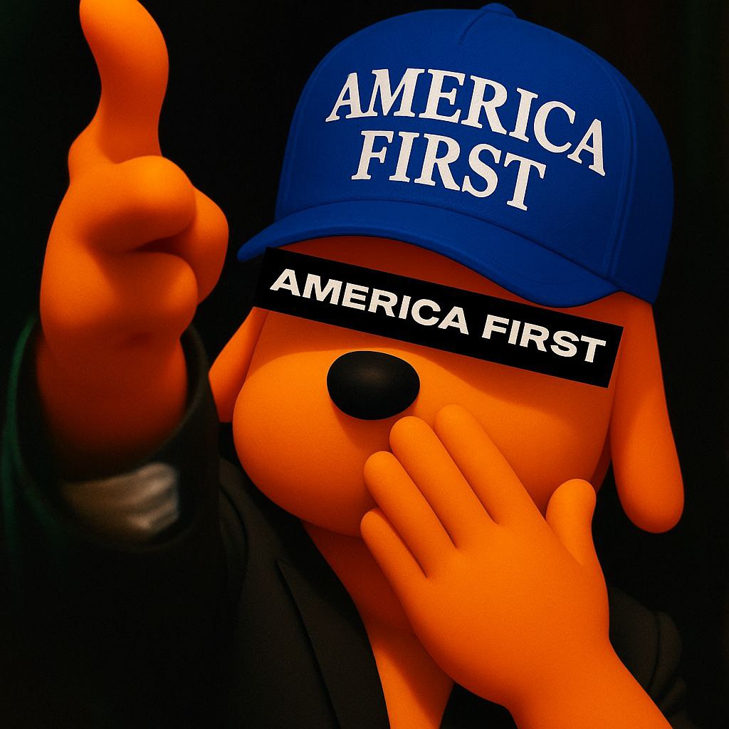 America First tweet media