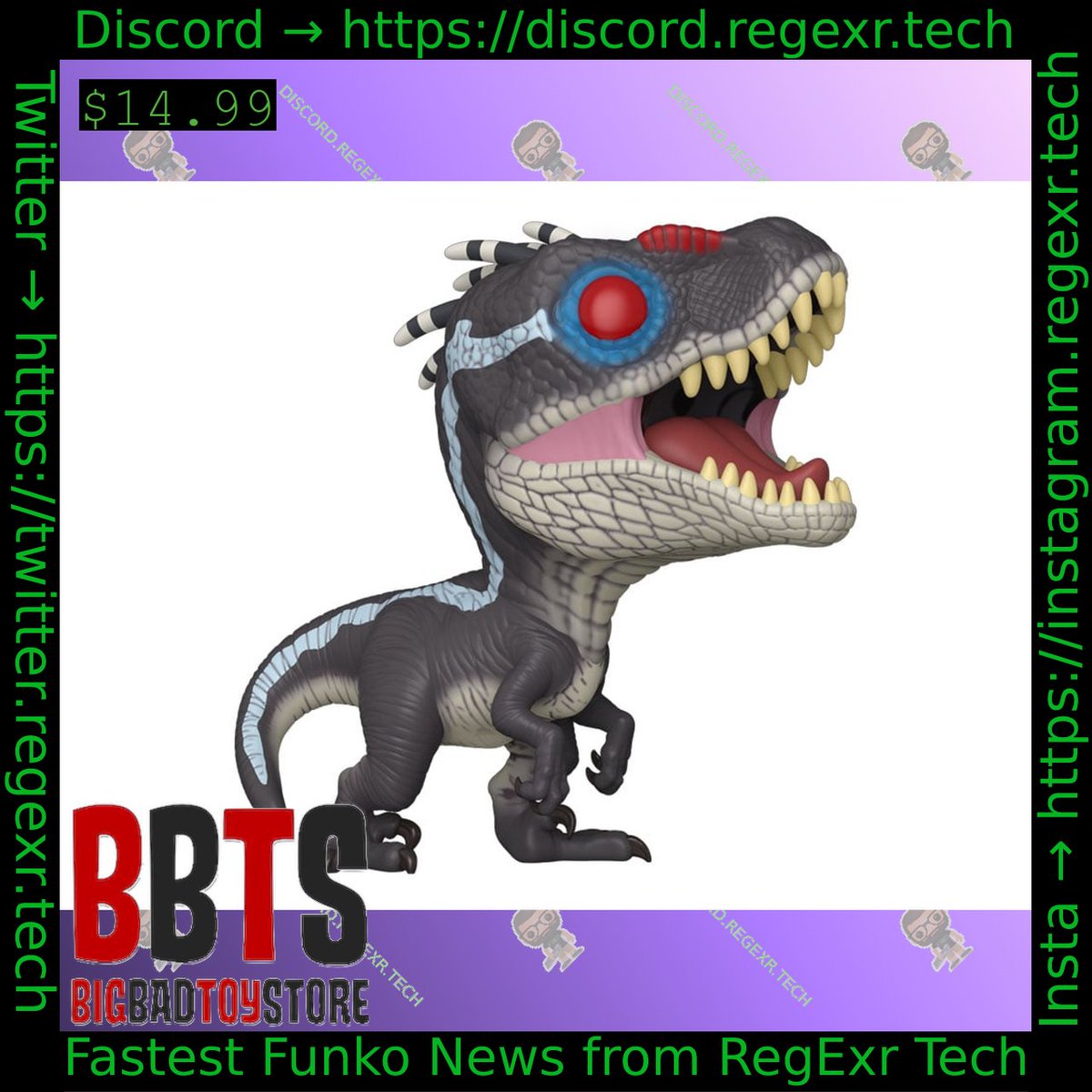 FunkoRelease's tweet photo. #funko Jurassic Park Movies #2038 Alpha Raptor
Link->https://t.co/8V5pMADHg0
#ad 16:14:34 2026-03-25 UTC https://t.co/facNrWF2C0
