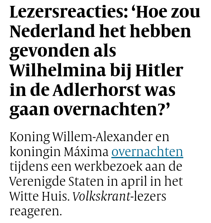 RoelofBouwman's tweet photo. De Volkskrant zou er in april 1941 weinig problemen mee hebben gehad. https://t.co/7cNMyRaQjZ