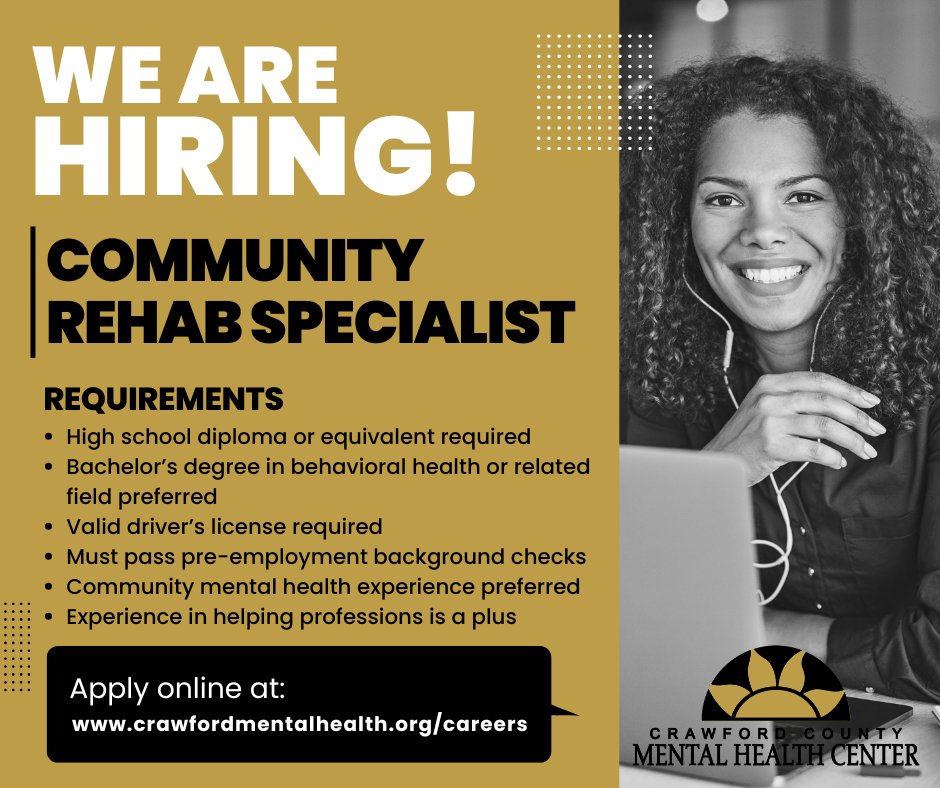 Crawford County Mental Health tweet media