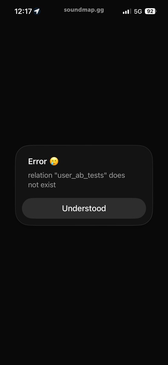 dearjensreaders's tweet photo. I cant open the app?? 
@soundmap_app https://t.co/5HcJ8Hw4bq