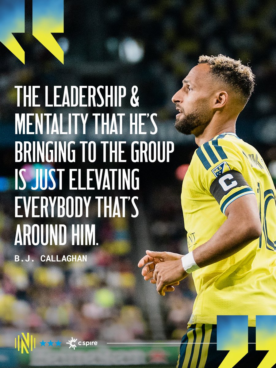 NashvilleSC's tweet photo. Heart and soul 🫡🌟

@CSpire https://t.co/LvSrhuJIeP
