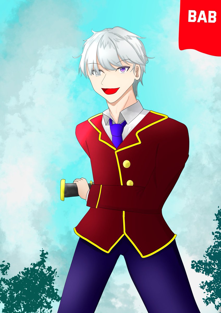 Klised2's tweet photo. He always smiles when he's around Eva, but when he's alone...

#artmoots #novel #originalcharacter #digitalart #art #artist https://t.co/nDSjbBuVuG