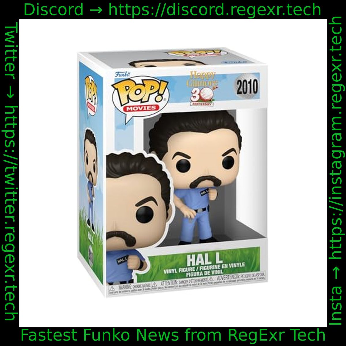 FunkoRelease's tweet photo. #funko  Movies: Happy Gilmore - Hal L - Collectable - Gift Idea - Official Merchandise - Toys For Kids &amp; Adults - Movies Fans - Model For Collectors And Display
Link->https://t.co/2ORR1Yrz50
ATC->https://t.co/VbjjnQIbmh
#ad 16:24:20 2026-03-25 UTC https://t.co/p1y7KnGPzB