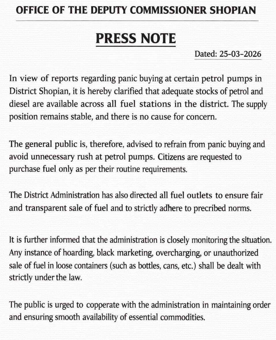 Information & PR, Shopian tweet media