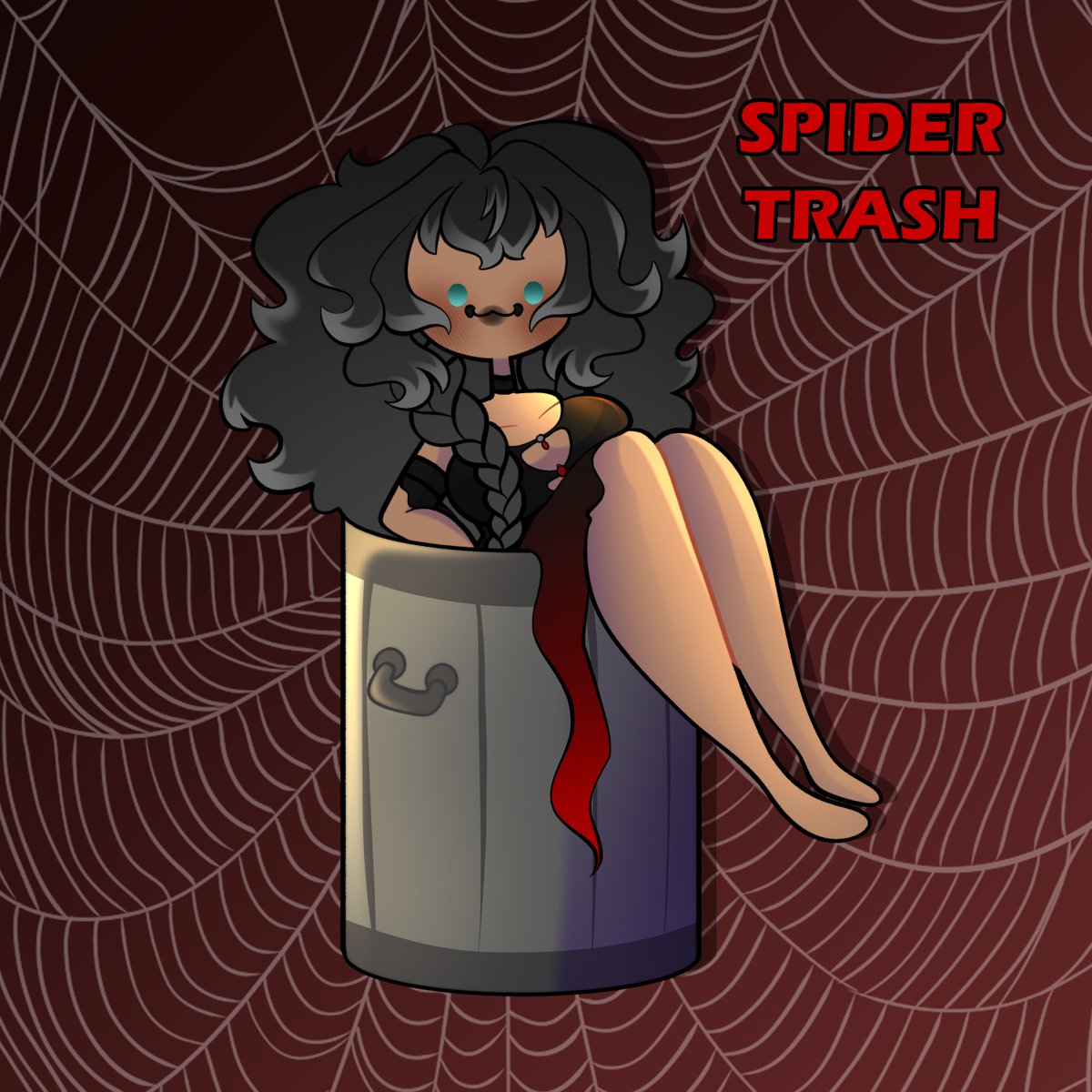 Finished trash for the lovely spider queen herself <a href="/TorsVT/">tors</a>