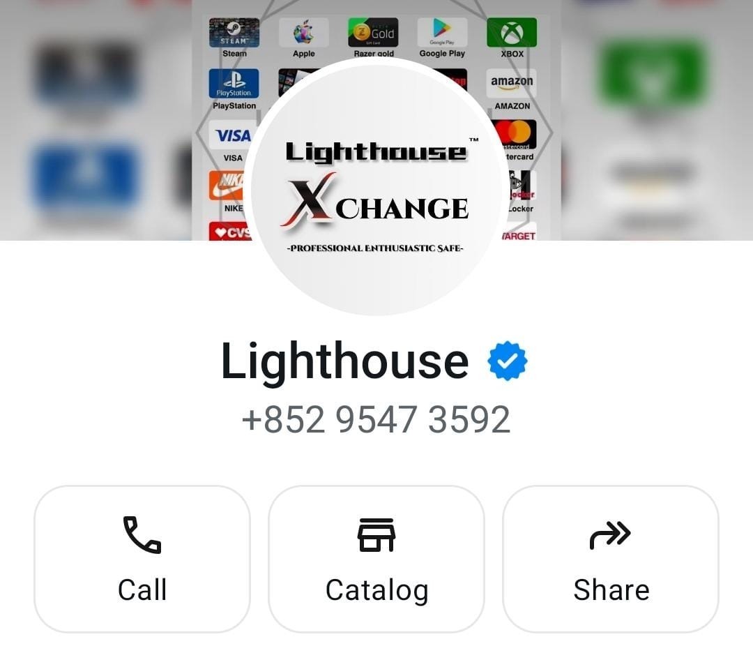 bod_repuplic's tweet image. 🚨🔵  _Welcome to the Lighthouse._ 👏🏼🥳🥳🥳
We offer a variety of nationwide services, including Steam, Apple, Razer Gold, eBay, Google, Xbox, etc
wa.me/85295473592?te… ApplePay, Zelle, Cash, Venmo, PayPal, Chime，western union,e-transfer,etc...
There is no fraud here and no