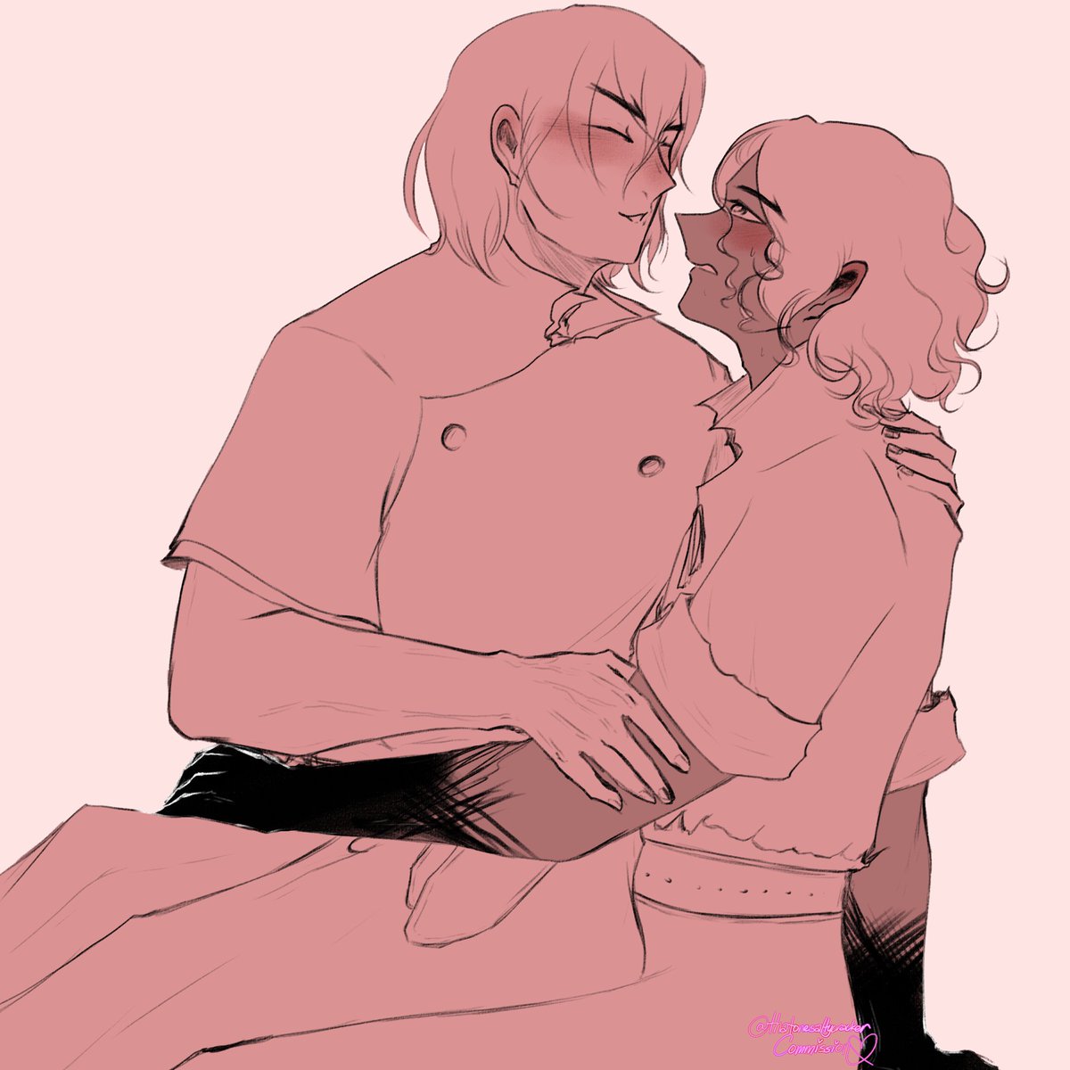 🐉🦏 he want kissy [comm]