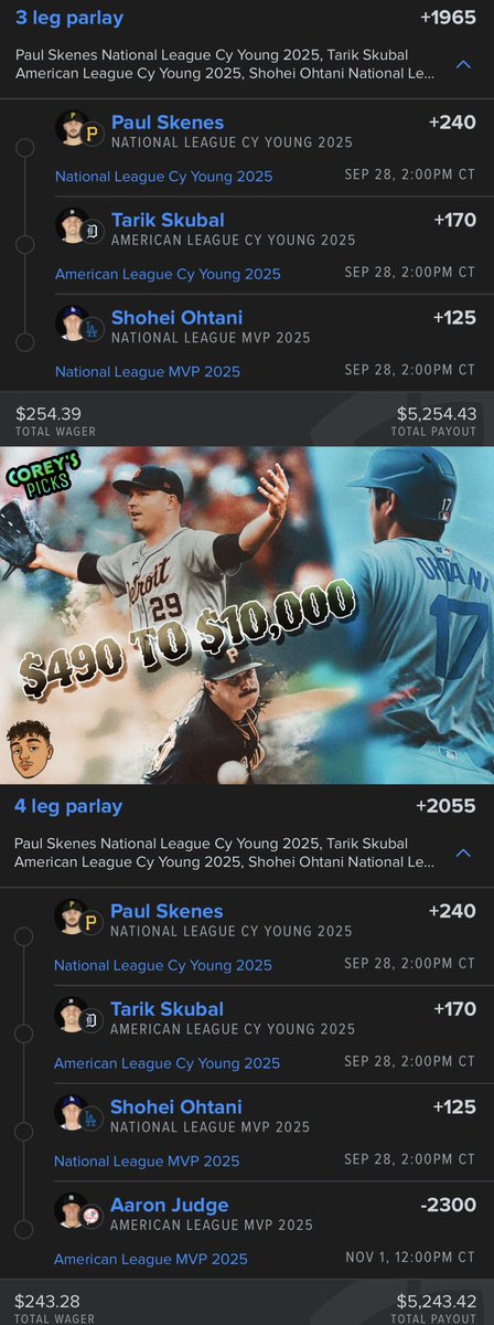 ᴄᴏʀᴇʏs ᴘɪᴄᴋs 🧙🏼‍♂️ tweet media