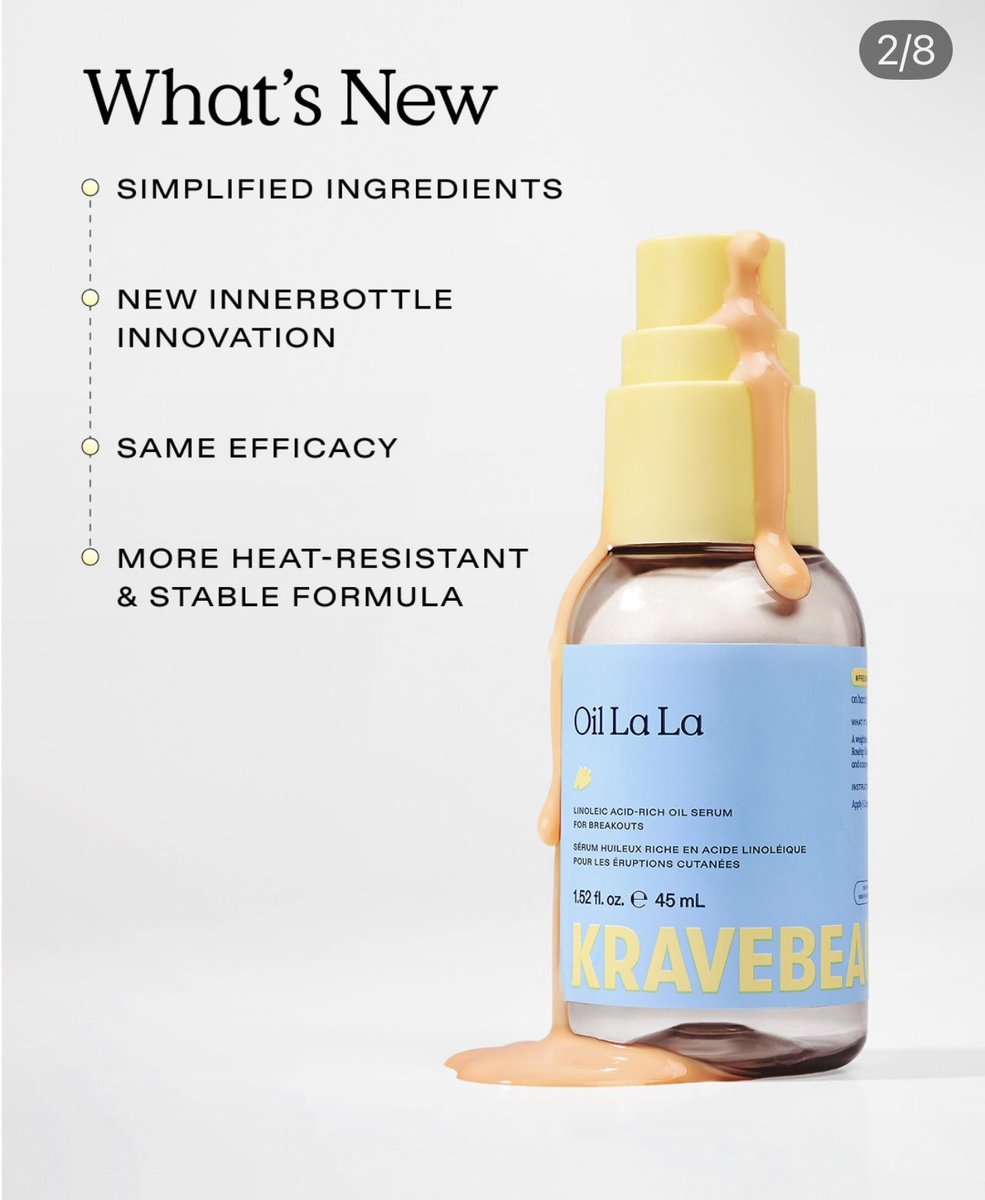 happynucha's tweet photo. เซรั่มที่นุชาว้าวแห่งปี ต้องไม่พ้นตัว  Oil la la จากบ้าน Krave Beauty

ตัวนี้มาเพื่อ ลบล้างความเชื่อผิดๆ ในวงการสกินแคร์ว่า 
น้ำมัน ❌  ใช้กับผิวเป็นสิว ผิวมันไม่ได้ !! https://t.co/g3424fPHM9
