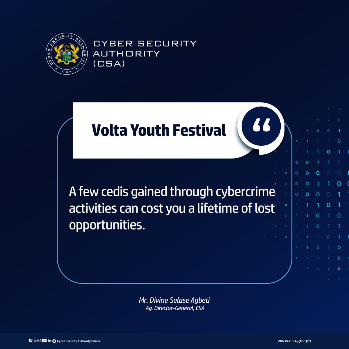 Cyber Security Authority Ghana tweet media