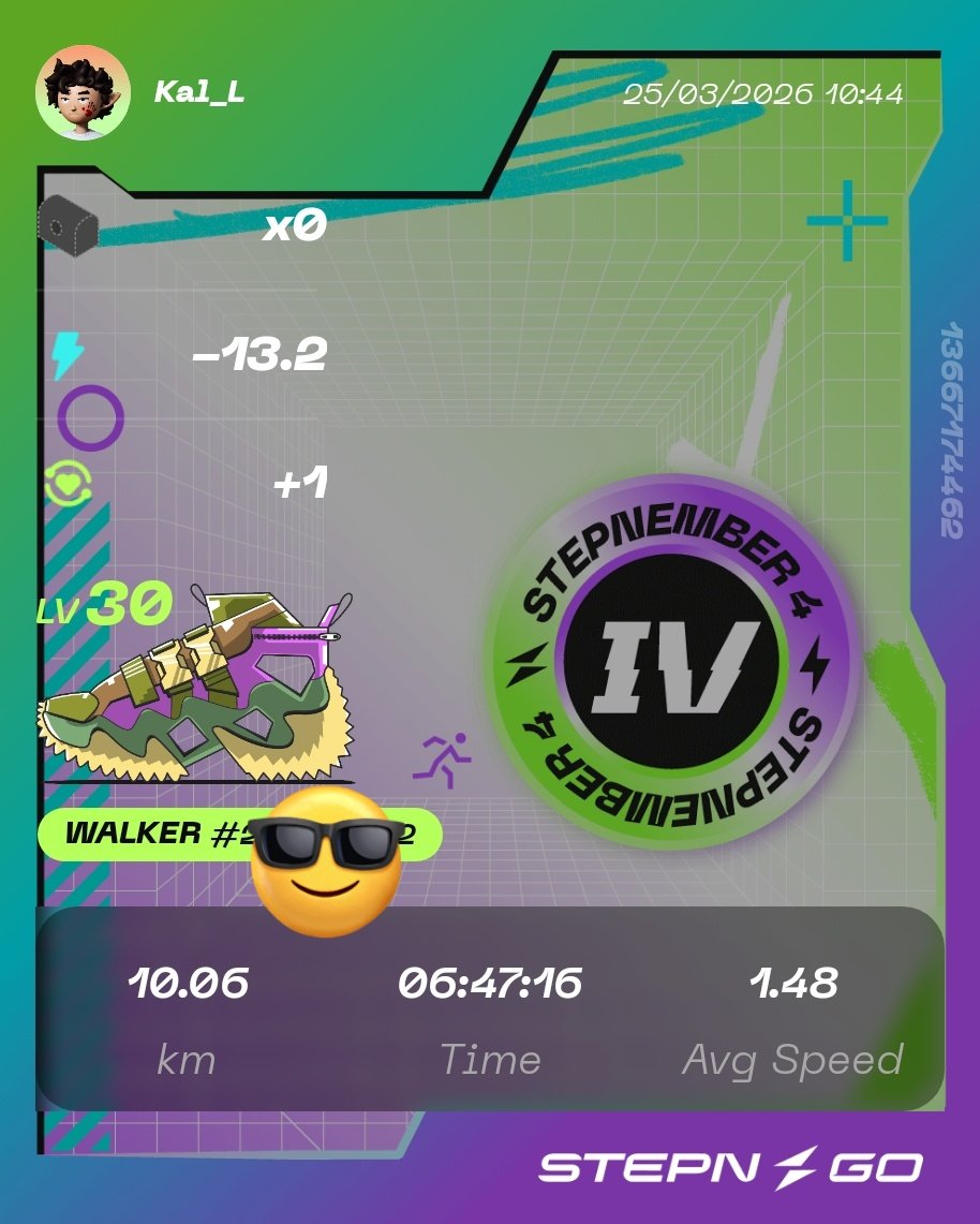 KL_Mods's tweet photo. @Stepnofficial 11 on OG and 13+ on GO! 💜💚

#STEPNGO  6 energy bag! 👟 ⚡ 
G111F2Q8p1Gr

#STEPNOG Activation code ✅
73644880

#GMTPAY Referral 💳
GMTKE21nX

If you aren't registered yet, join the only NFT marketplace that rewards your trading 😻

Start now! 🚀
https://t.co/oiGmE13a4Y https://t.co/JcW8lAq30N