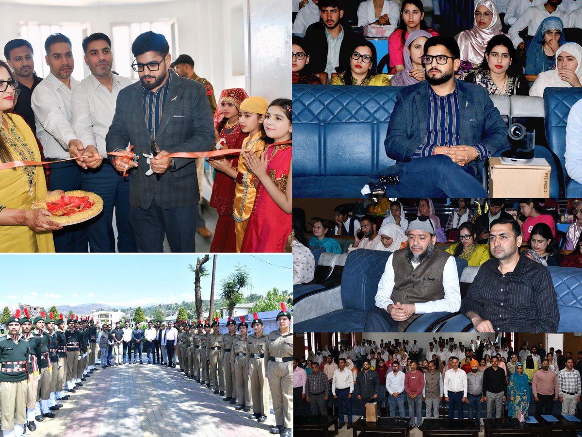 DioRajouri's tweet photo. District-level Talent Hunt Finale under #BBBP held at PG College Rajouri.
DC #Rajouri Abhishek Sharma graced the event, lauded participants &amp; efforts to nurture talent and empower girls. Top performers felicitated; BBBP awareness jingle also released
@diprjk @Abhi1shrma https://t.co/FXzarNYGRb