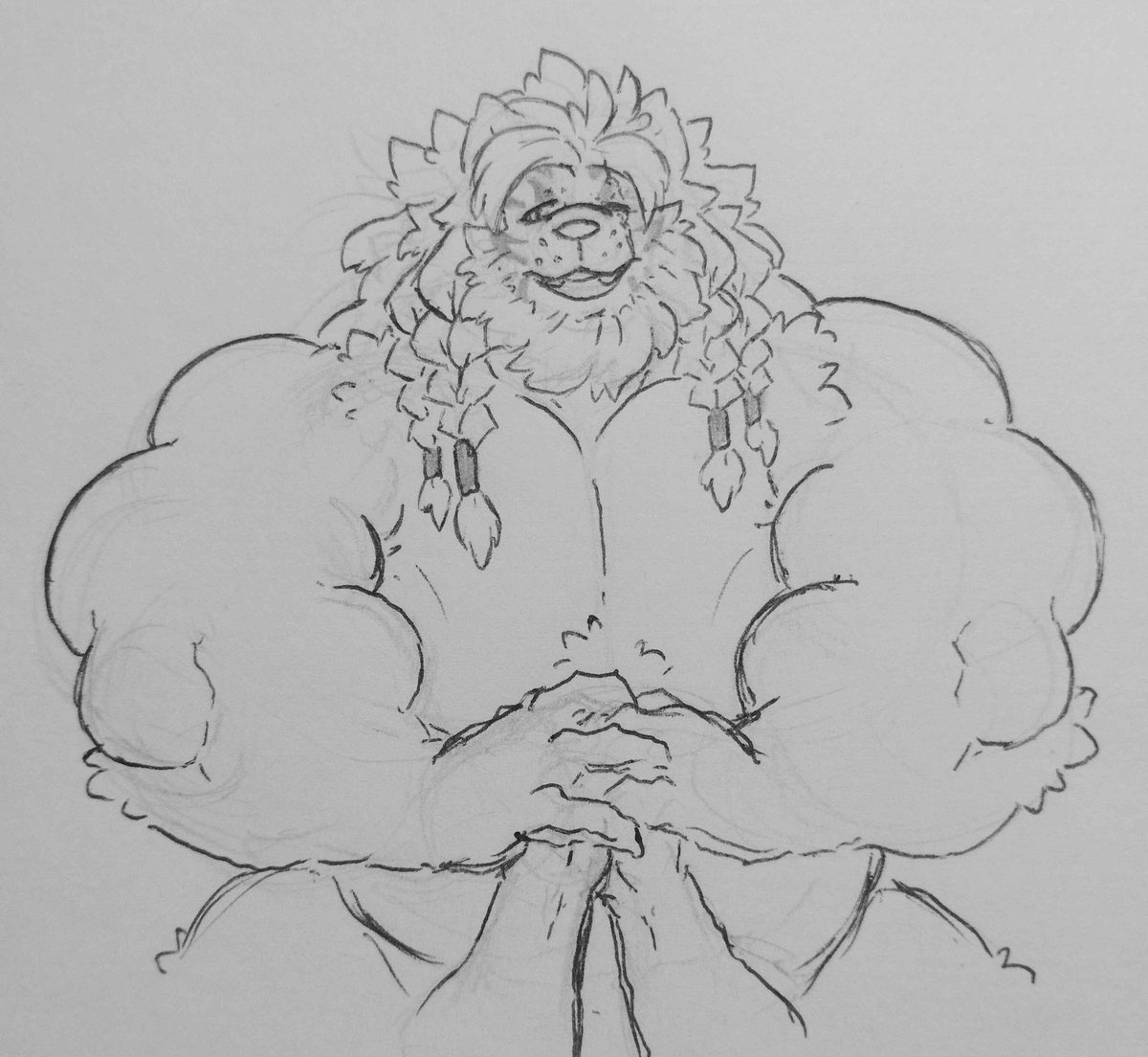 I'm never drawing Ajani from MtG ever again because trying to draw him ...
