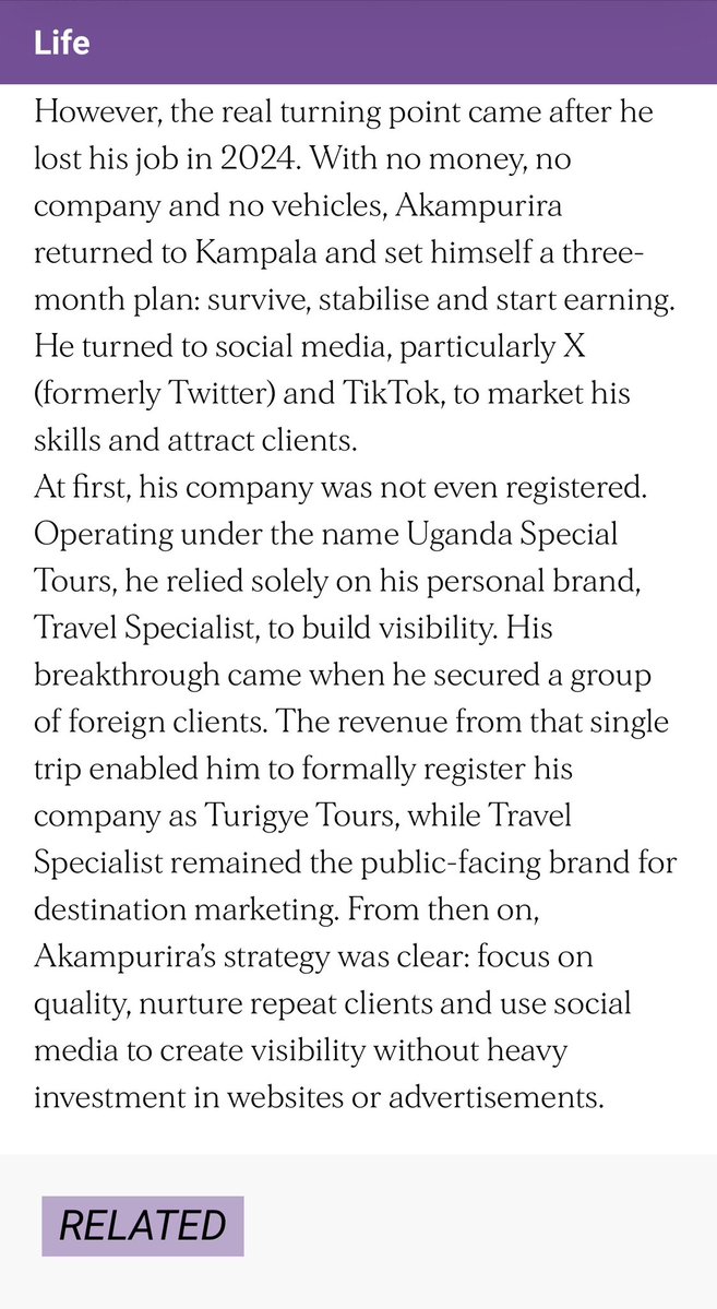 ᴛʀᴀᴠᴇʟ ꜱᴘᴇᴄɪᴀʟɪꜱᴛ 🇺🇬 tweet media