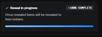 almost complete reveal