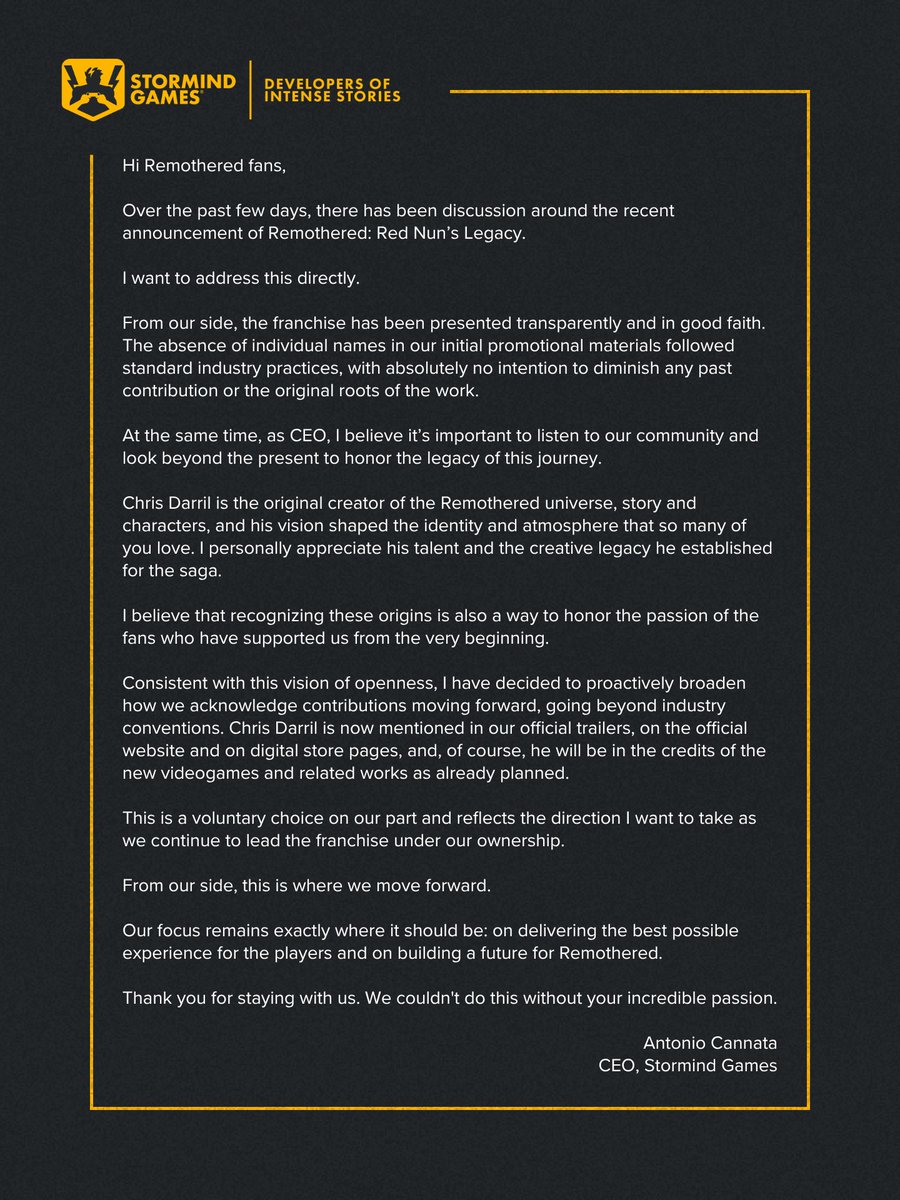 Remothered tweet media