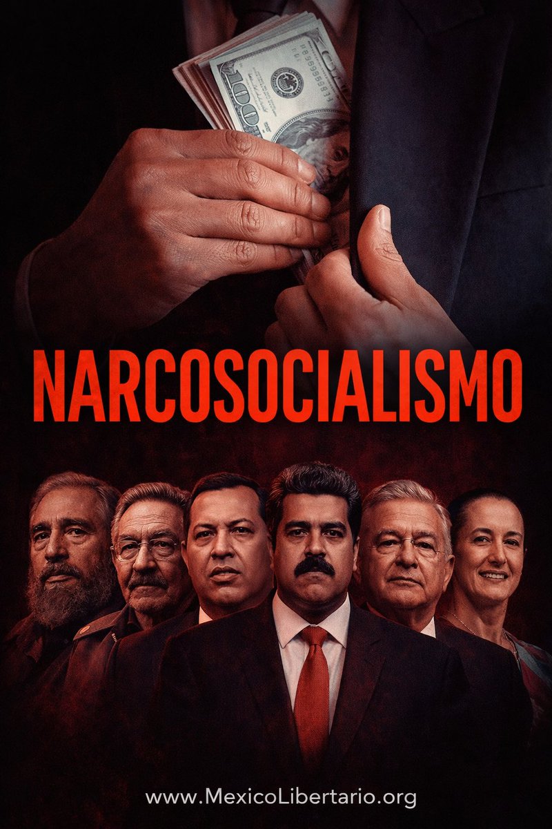 PLibertarioMx's tweet photo. #NarcoPresidentes: EE.UU. apunta a Petro y presiona a México
¿México 🇲🇽 y Colombia 🇨🇴 son narco-estados? Videocolumna #NoMeChingues de @victorhbecerra para el @PLibertarioMx
Véala aquí: https://t.co/nsDOOmyRRl https://t.co/nB1QmA0aKW
