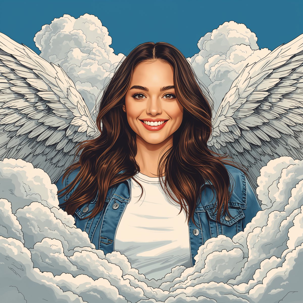 ppgrainbow's tweet photo. Happy 19th birthday to actress Cailey Fleming!  🦋

#AI #CaileyFleming #HeavenlyPortrait #Illustration https://t.co/vHJPzRewCv