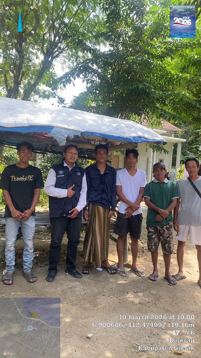 FaithZulkarnain's tweet photo. Pendampingan Akses Teknologi Terekomendasi pada KUB Tanjang Melimpah Desa Dalegan Kec. Panceng pada Tanggal 10 Maret 2026 tentang perawatan Alat Tangkap Ikan @bppsdm_puslatkp @kkpgoid  @bppsdm_bp3bwi https://t.co/1DuFNGks1n