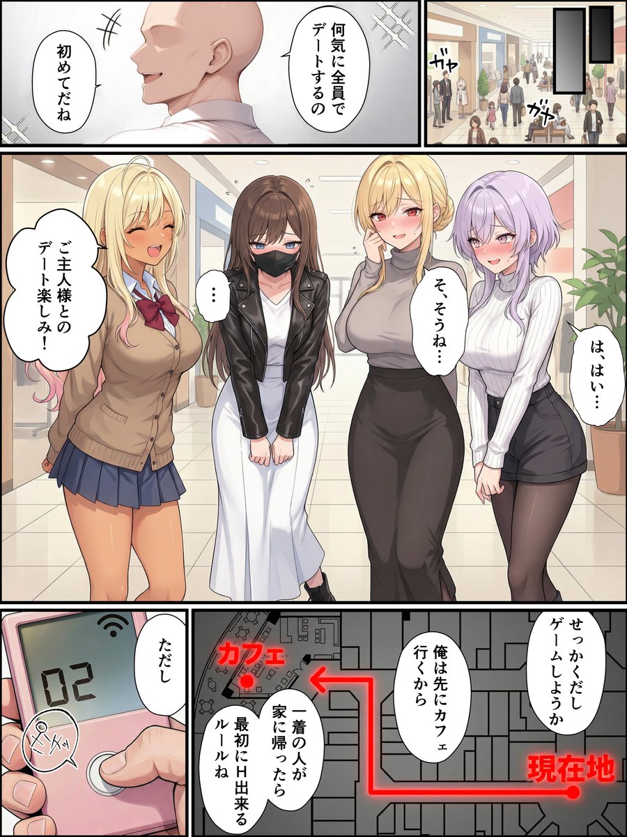 一獲千女〜女が当たる宝くじで一等を当てた男〜【片想いしていた同級生編】(しゃる)｜無料エロ漫画試し読み