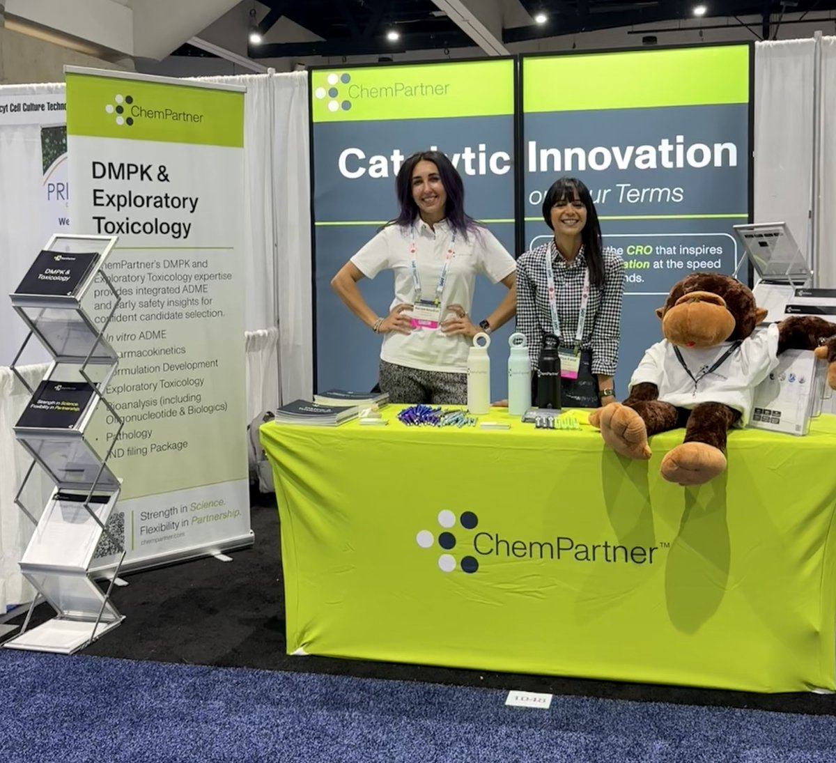 ChemPartner's tweet photo. 🎉It's day 3 at #SOT2026 in San Diego! There's still time to stop by 𝗯𝗼𝗼𝘁𝗵 𝟭𝟬𝟰𝟴 and meet our experts, to discuss how @ChemPartner's global platform and regulatory expertise can help de-risk your #toxicology strategy.

#ToxExpo #Pharmacology https://t.co/kdbUwFyXPI