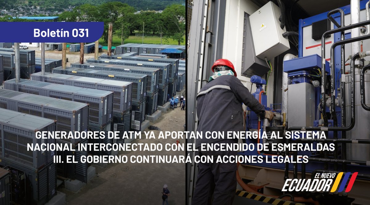 Corporación Eléctrica del Ecuador tweet media