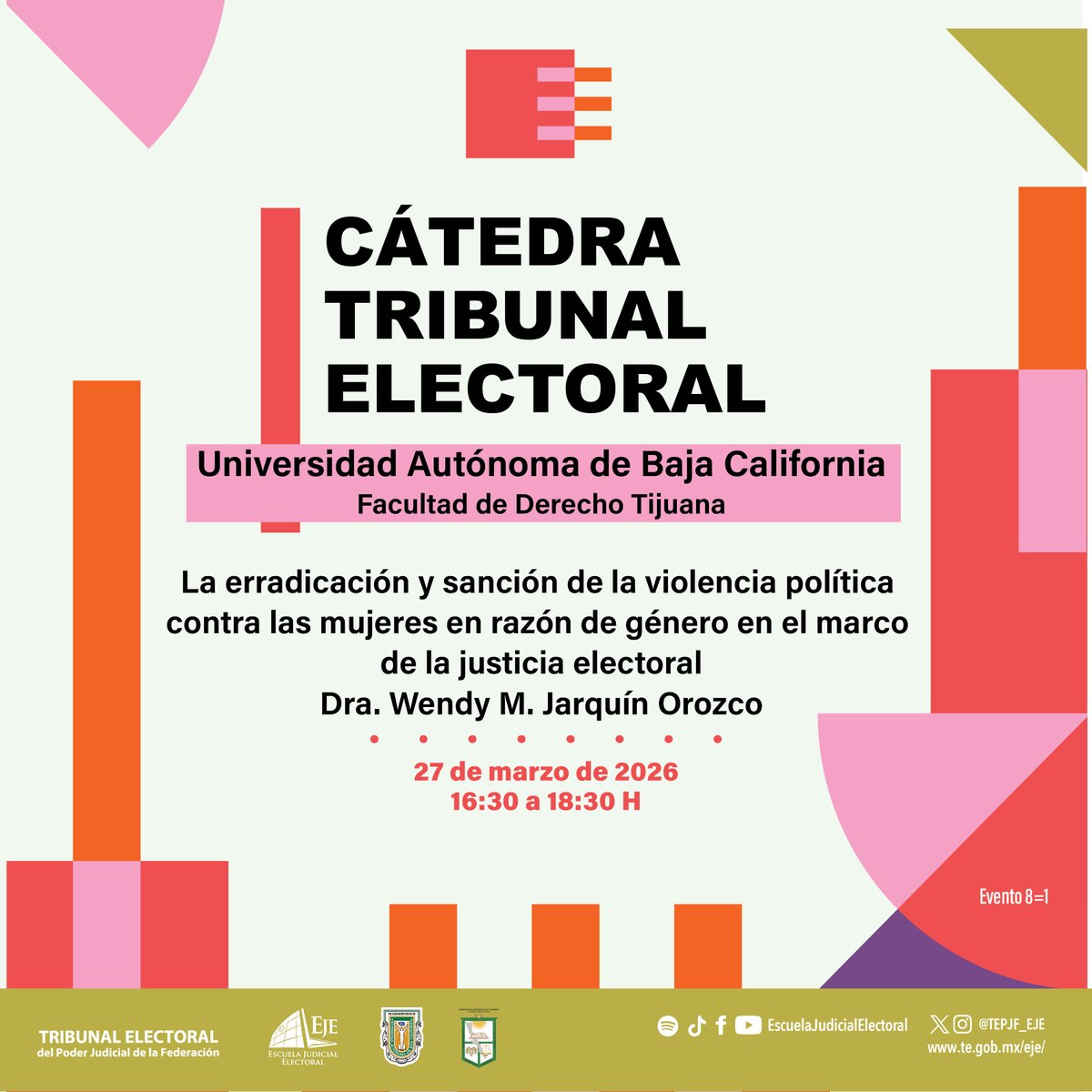Escuela Judicial Electoral tweet media