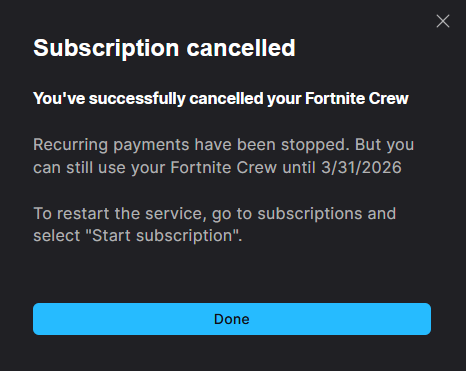 I usually don't post stuff like this bc it doesn't really do anything, buuuUUUT... Frick it.

Fortnite management sucks. You don't "pay your bills" by laying people off.

I refuse to help fund corporate greed.