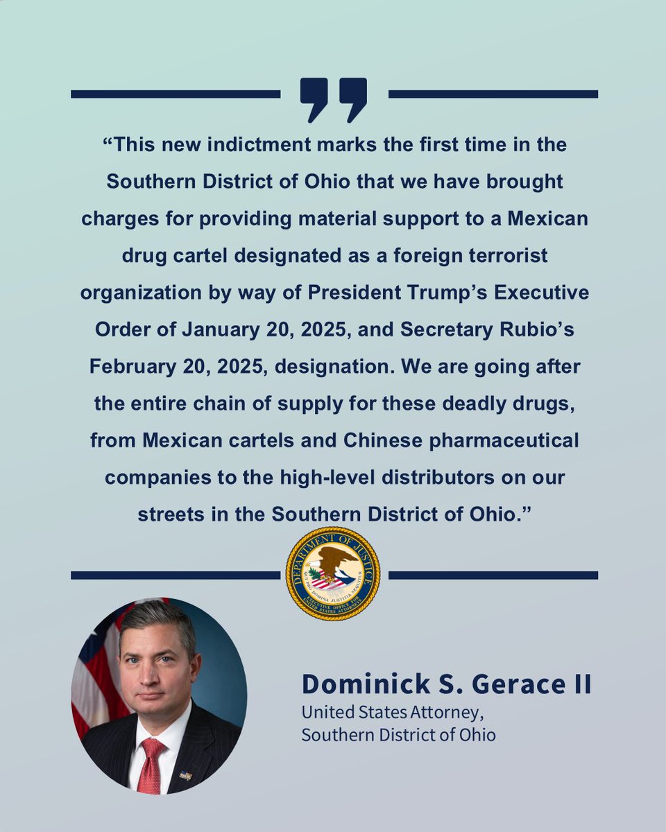 US Attorney Southern District of Ohio tweet media