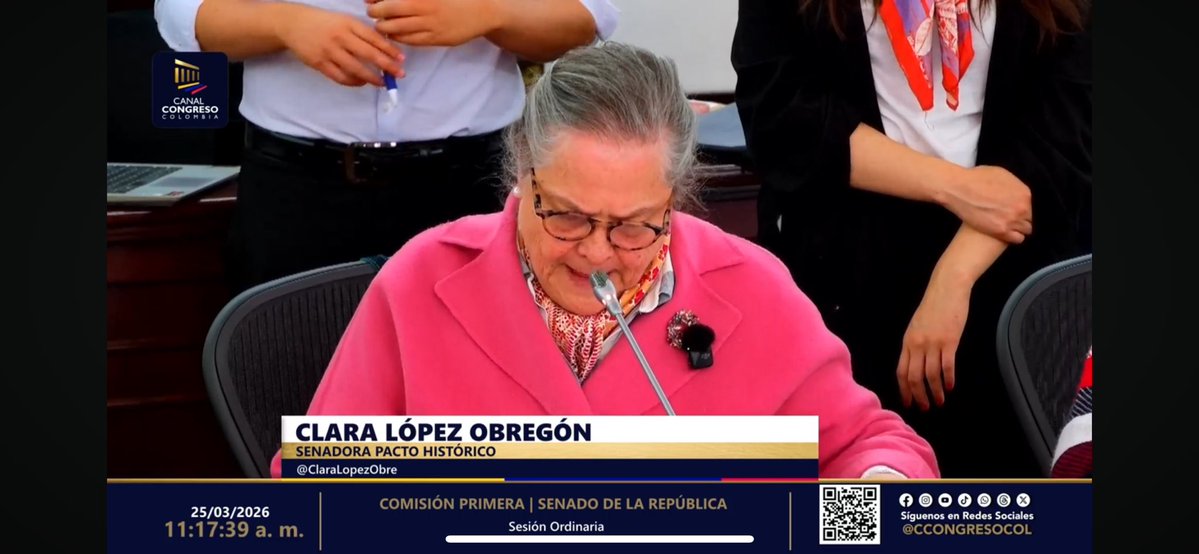 Comisión Primera Senado tweet media