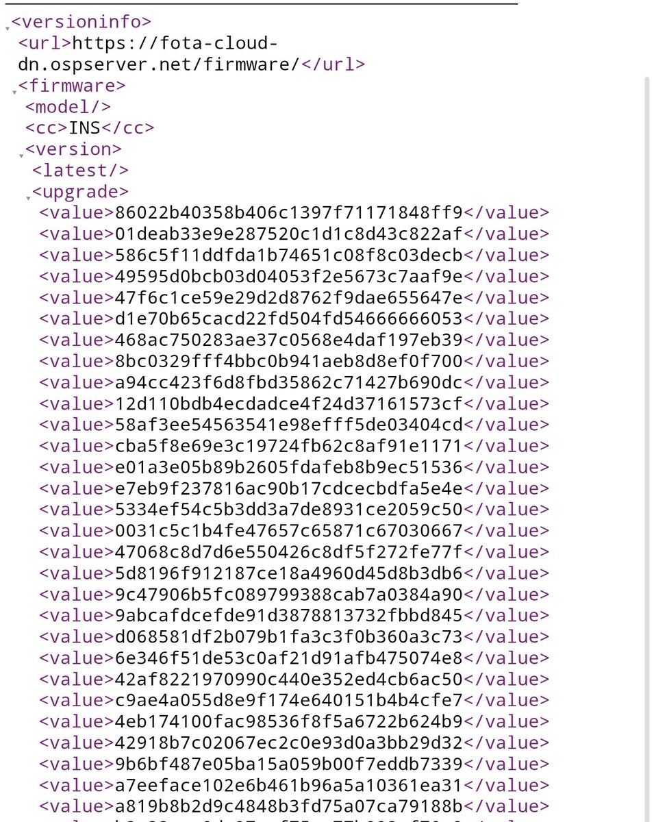 Samsung has made a change to their internal test server in how they report new builds 👀😭

I found that the XML format has changed so Checkfirm can no longer detect new builds unless they make an update

old vs new