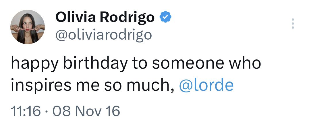 olivia rodrigo acervo tweet media