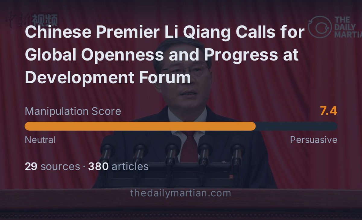 Chinese authorities highlight growing foreign investment in cities like Shanghai. Economic data shows a three-year contraction in actual utilized foreign direct investment.

See all sides. Decide for yourself.
thedailymartian.com/app/stories/14…