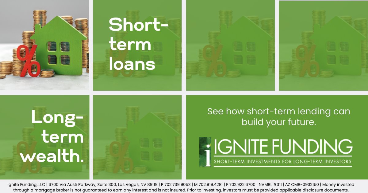 IgniteFunding's tweet photo. Short-term loans. Long-term wealth. 🏡💰

Real estate–backed lending can be a powerful way to create consistent income while building toward your long-term financial goals. With short-term lending opportunities, investors can focus on predictable timelines, defined terms, and a strategy designed for steady growth.

If you’re looking to put your capital to work in a smarter, more intentional way, it starts with understanding how short-term lending fits into a long-term plan.

👉 Learn more at https://t.co/0jNzwAGiIZ
🔥 Short-term investments for long-term investors

#IgniteFunding #ShortTermLoans #LongTermWealth #TrustDeedInvesting #RealEstateLending #AlternativeInvestments #PassiveIncome