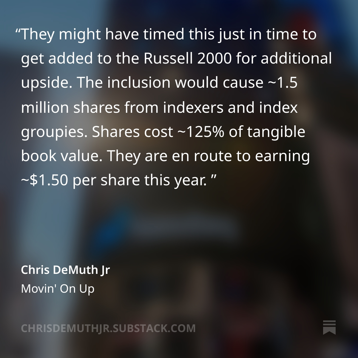 Chris DeMuth Jr tweet media