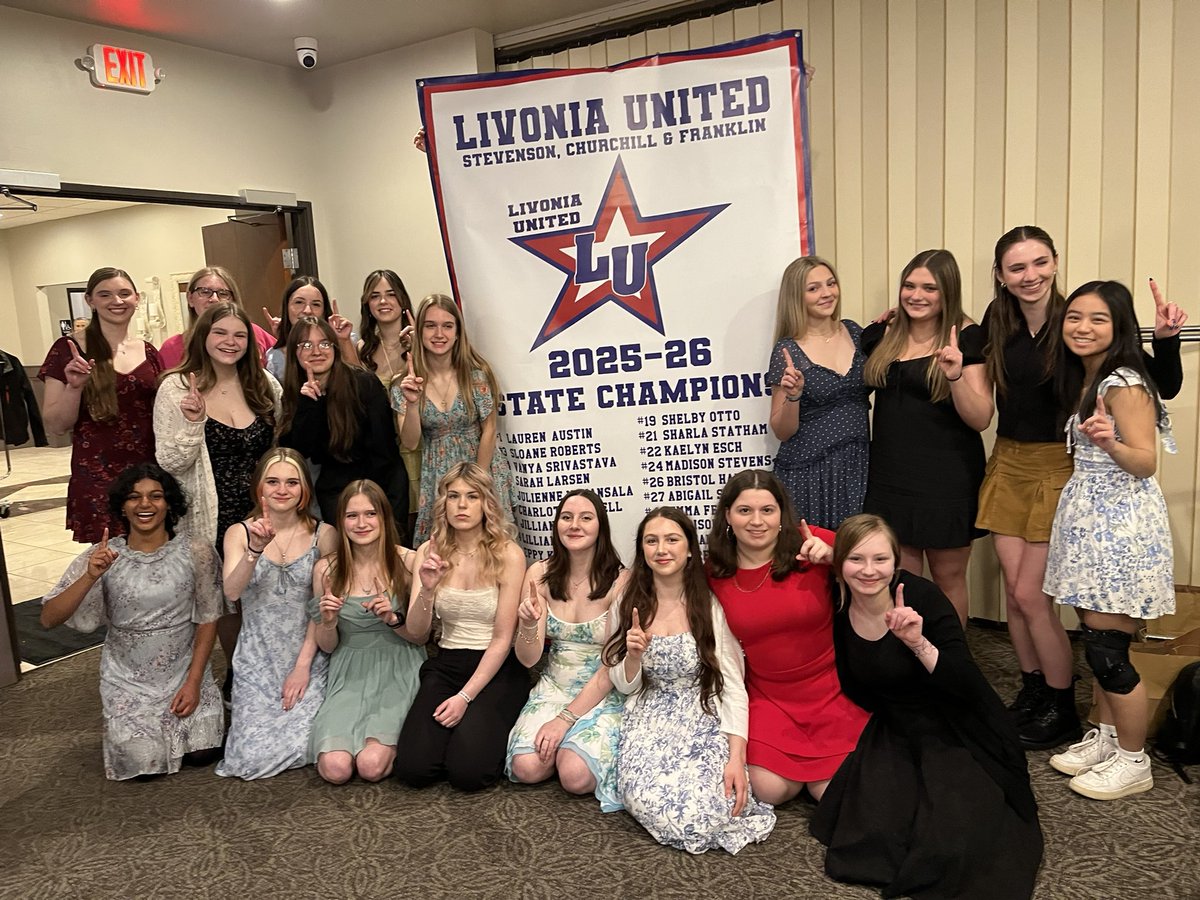 LivoniaLu's tweet photo. Oh what a night!  LU’s annual yearend banquet.  Was a honor celebrating program firsts as Division &amp; State Champs plus many other awards handed out to this great group of hockey players.
Nice job Team 9
🏒❤️🤍💙
@L_WChamber @MGHSHL @FranklinMADE_AD @LivoniaDistrict https://t.co/Vnf64g2RRn