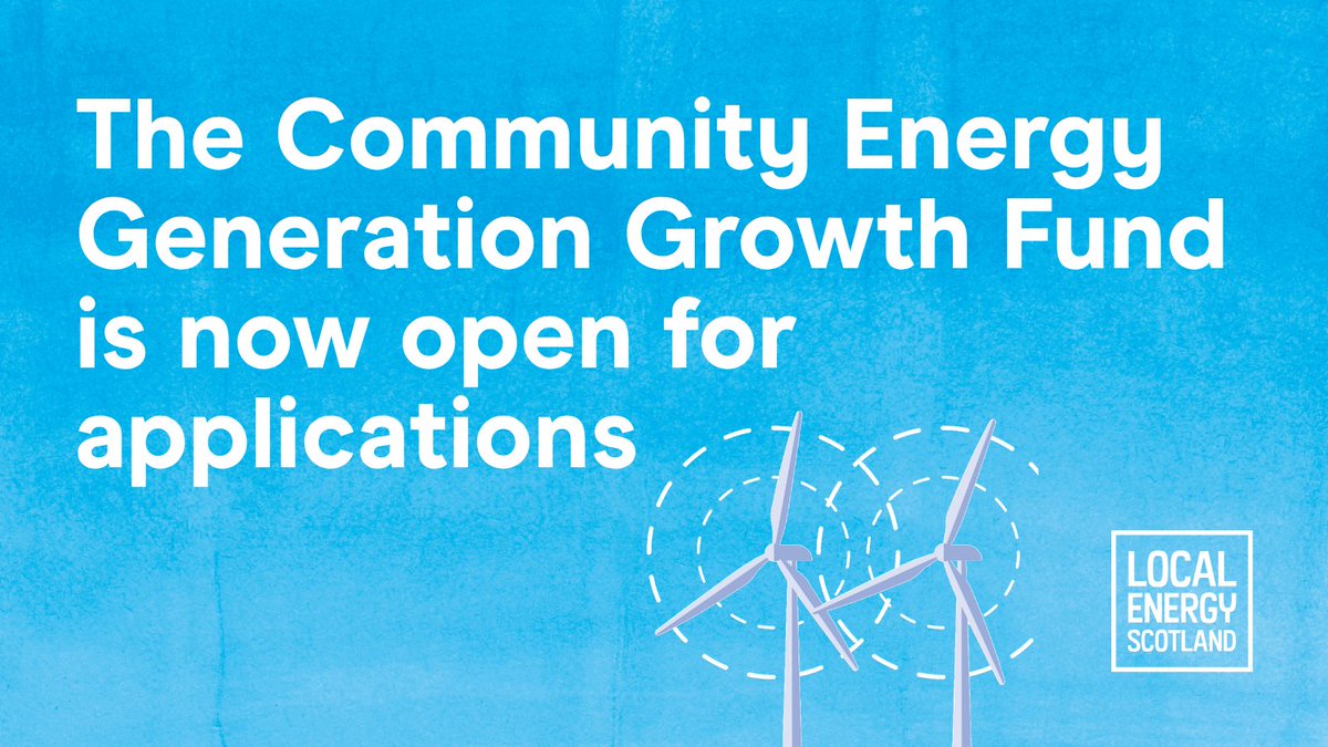 localenergysco's tweet photo. 📣 The Community Energy Generation Growth Fund is open for applications 📣

This fund from @scotgov's CARES can help community groups across Scotland to develop their own renewable energy projects.

Find out more: https://t.co/buqdZTCKWA https://t.co/QvuCn3ebd7