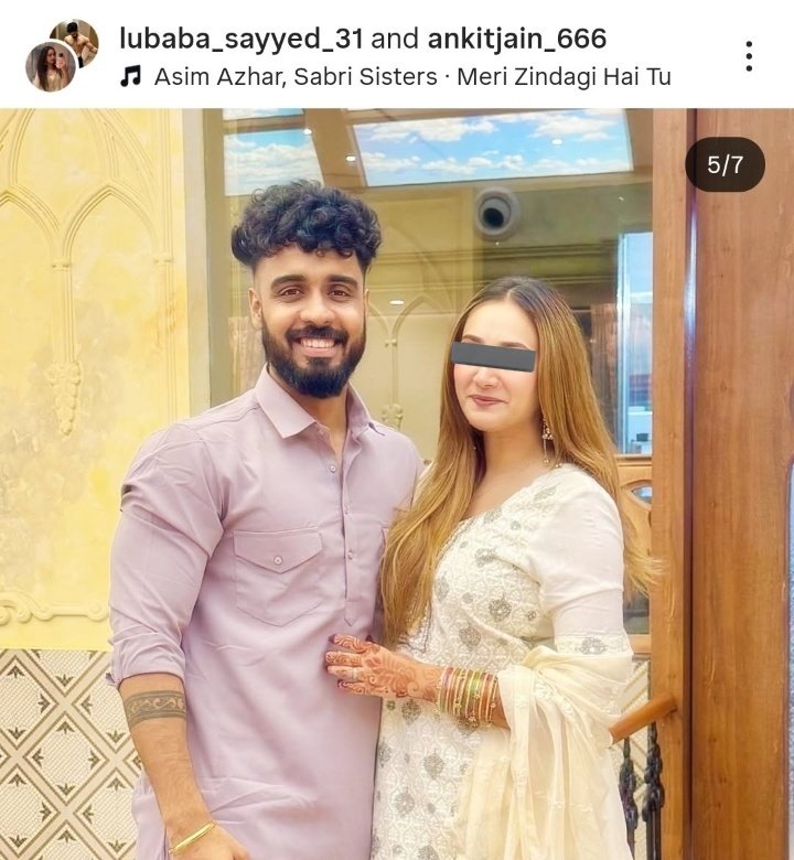 comrade07mf's tweet photo. Ye "Lubaba Sayed" अपने 7 साल के बेटे और शौहर को छोड़कर

एक संघी अंकित के साथ रहती है।जितने भी सेकुलर दय्यूस हैं, उनकी बहन बेटी बीवी ऐसा ही करती है

अपनी बहन बेटियों पर नजर रखो एक 7 साल का बच्चा भी है इसका बहुत अफसोस होता है  देखकर
Cc @Danish_h_

इस फोटो का कैप्शन देखो👇 Rt 🙏🙏 https://t.co/SNQ566ayGP
